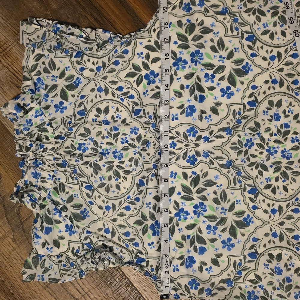 Sugarlips Floral Ruffle Sleeve Blouse - Picture 8 of 8